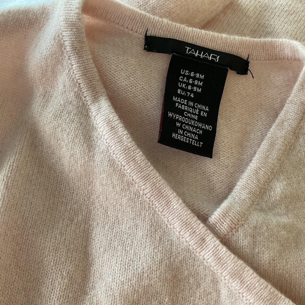 Tahari cashmere two piece